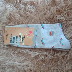 NWT Conscious Step Mental Health Support Yoga Pose Socks (Unisex)